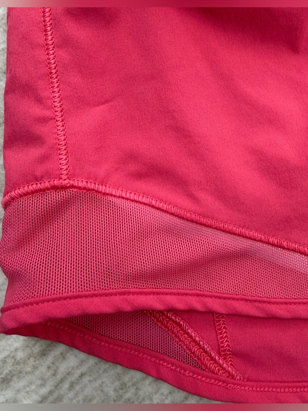 LULULEMON Hotty Hot HOT Pink High Rise Running Shorts Glaze Pink 4β Long Size 6 - Picture 6 of 8